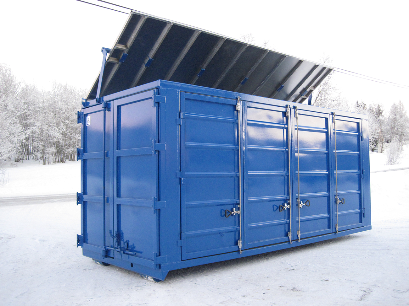 Vippelokk med hydraulisk betjening — Kanstad Mekaniske eneste containerprodusent